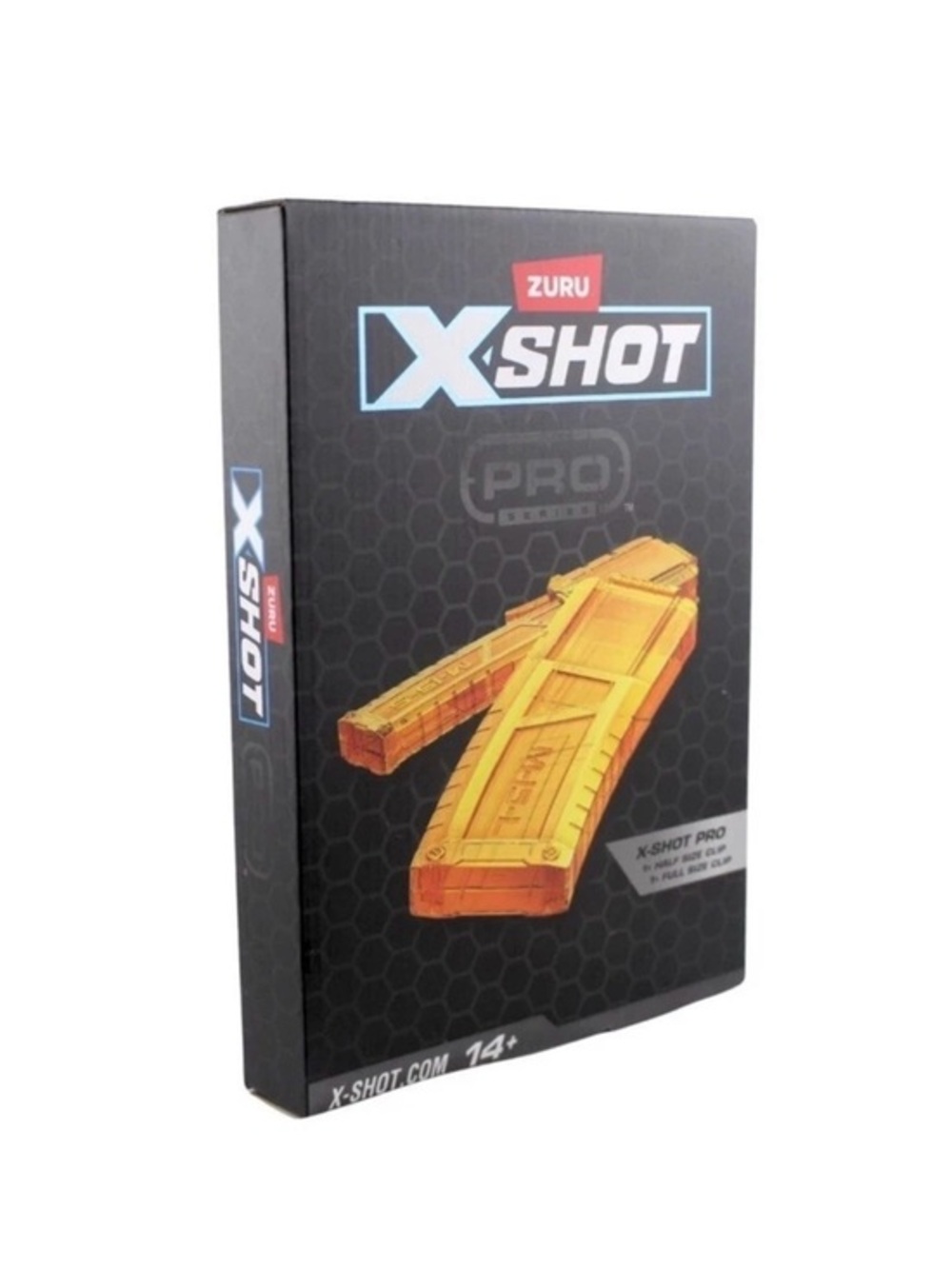 NEW Zuru X-Shot Pro Series Clips Set Foam Blasters Includes 1 Full-Size & 1 Half